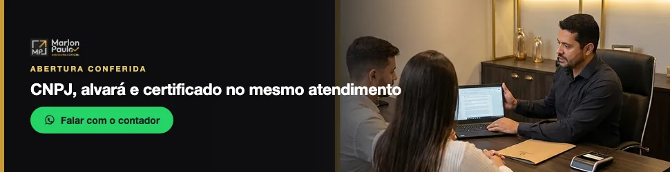 CNPJ, alvará e certificado no mesmo atendimento com a MP Assessoria Contábil